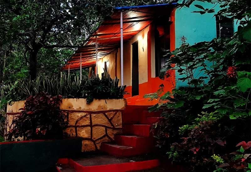 Premium cottage exterior at Dandeli Jungle Camp