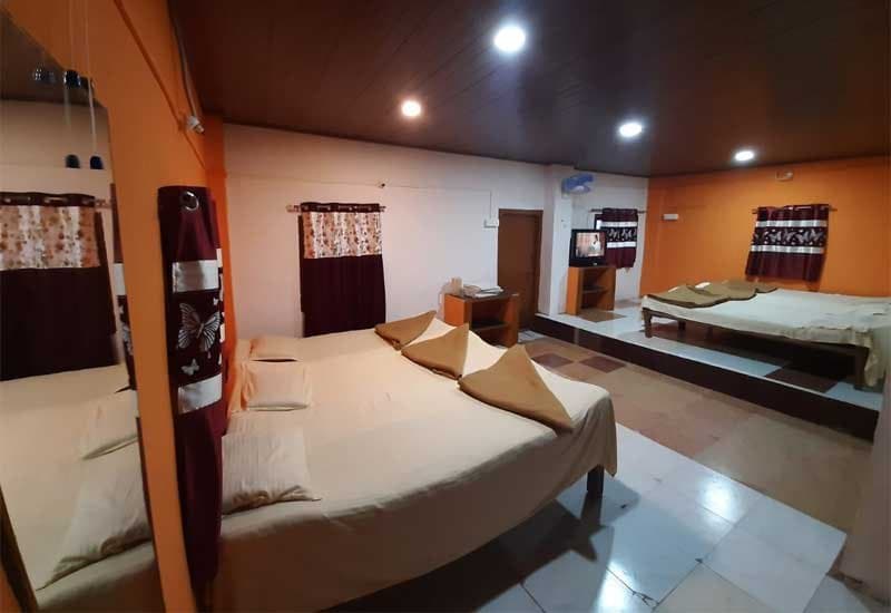 Premium Cottage interior at Dandeli Jungle Camp